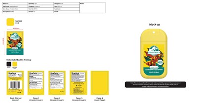 Smart Care Assorted Hand Sanitizer Spray-Jurassic World_88752 yellow.jpg packaging - Smart Care Assorted Hand Sanitizer Spray Jurassic World 88752 yellow